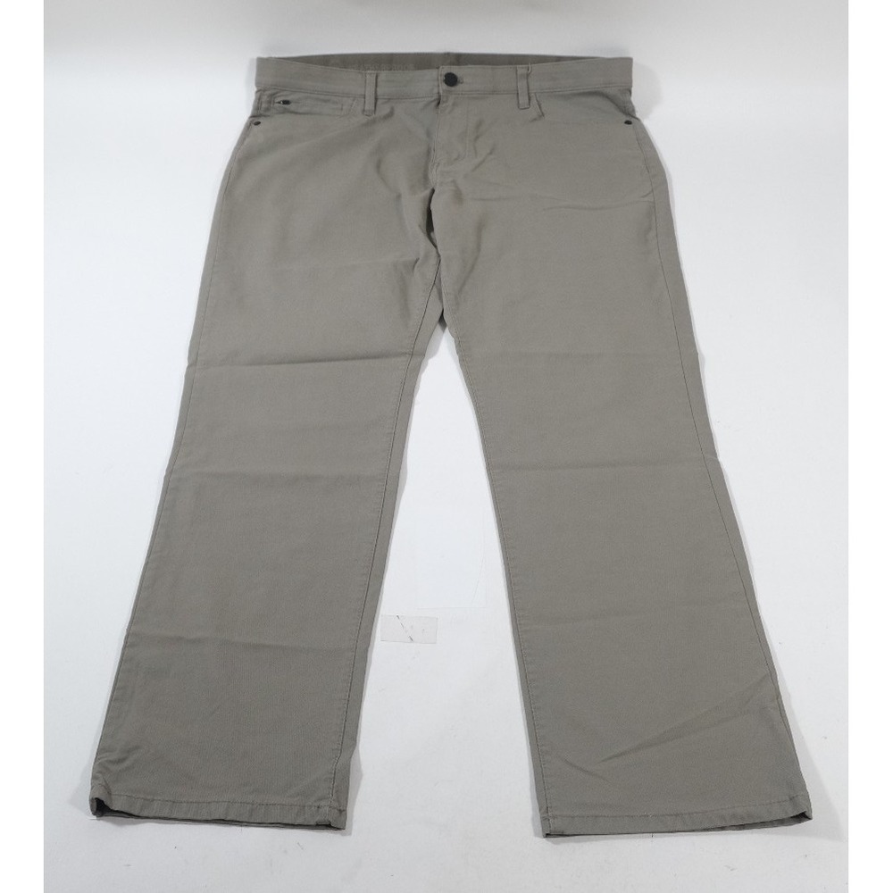 Weatherproof Pants Mens 36x32 Gray Chino Straight Leg Stretch Cotton Blend